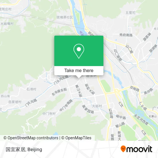 国宜家居 map