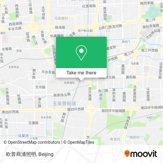 欧普商浦照明 map