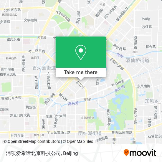 浦项爱希谛北京科技公司 map