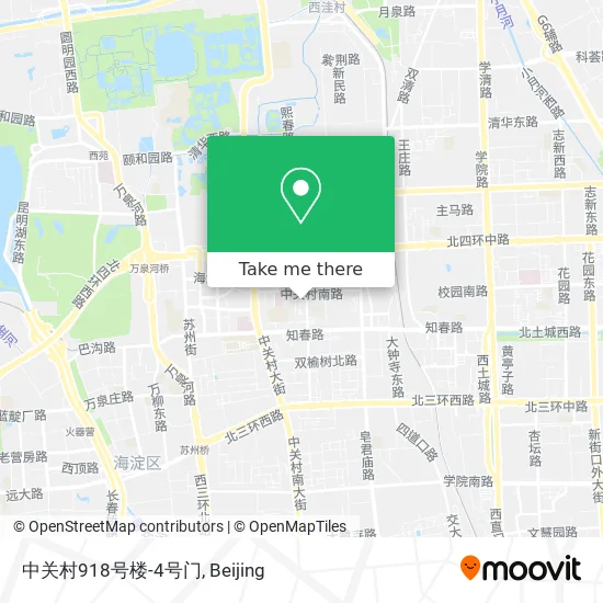 中关村918号楼-4号门 map