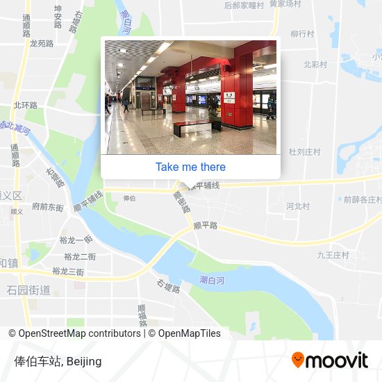 俸伯车站 map