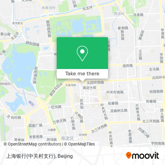 上海银行(中关村支行) map