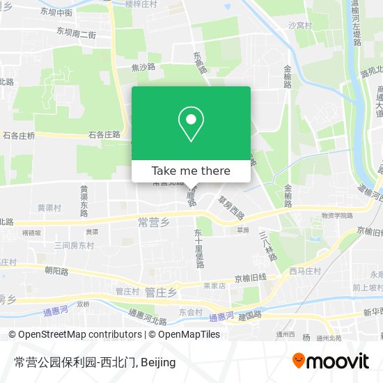 常营公园保利园-西北门 map