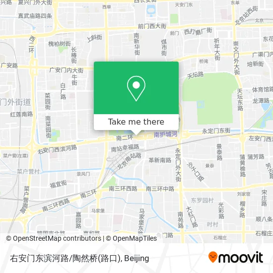 右安门东滨河路/陶然桥(路口) map