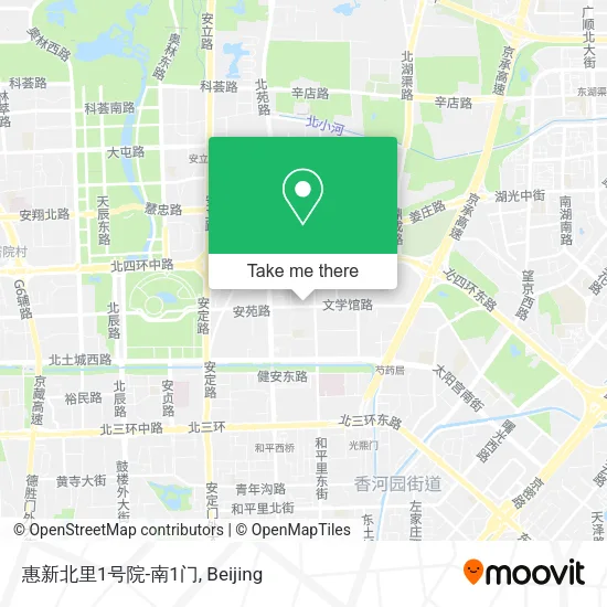 惠新北里1号院-南1门 map