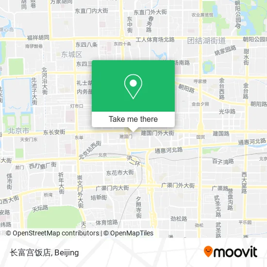长富宫饭店 map