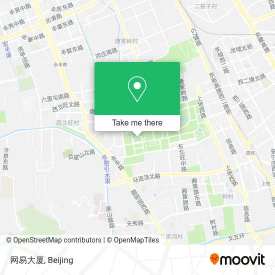 网易大厦 map