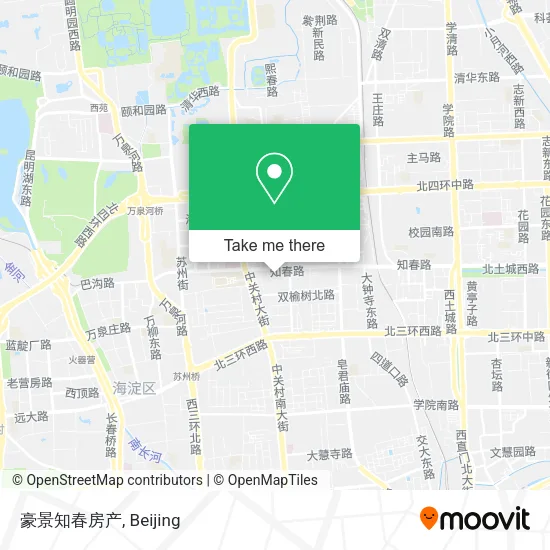 豪景知春房产 map