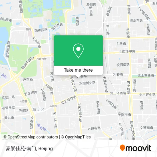 豪景佳苑-南门 map