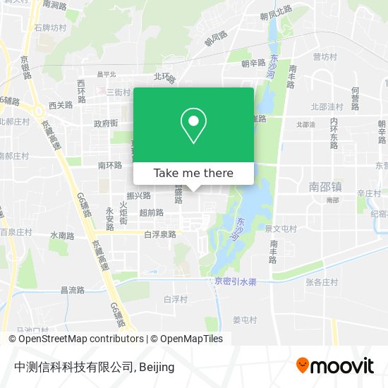中测信科科技有限公司 map