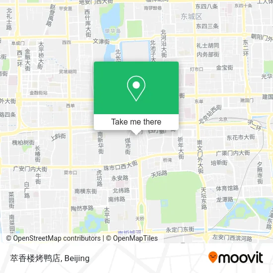萃香楼烤鸭店 map