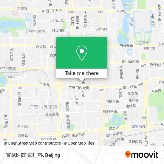 宣武医院-病理科 map