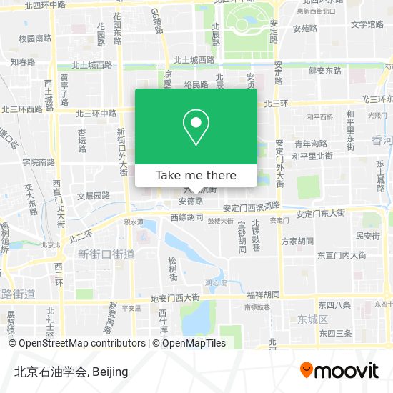 北京石油学会 map