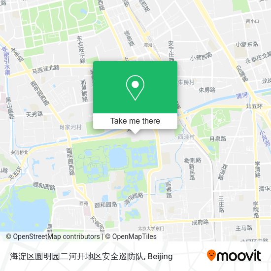 海淀区圆明园二河开地区安全巡防队 map
