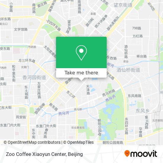 Zoo Coffee Xiaoyun Center map