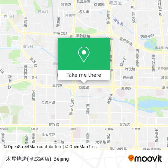 木屋烧烤(阜成路店) map
