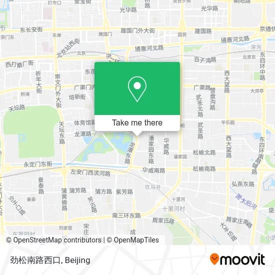 劲松南路西口 map