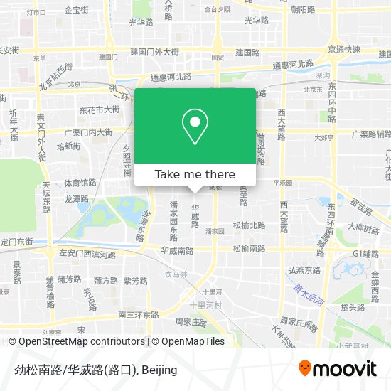 劲松南路/华威路(路口) map