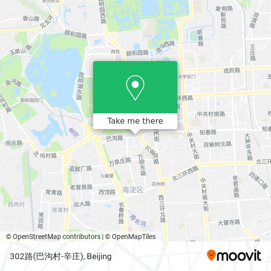 302路(巴沟村-辛庄) map