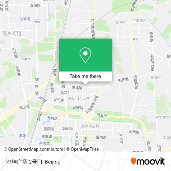 鸿坤广场-2号门 map