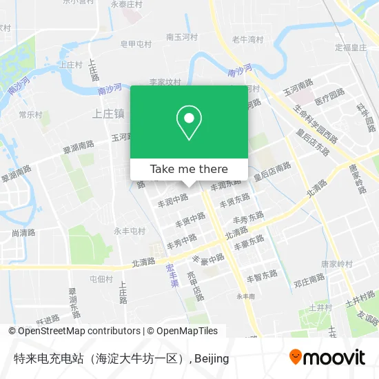 特来电充电站（海淀大牛坊一区） map