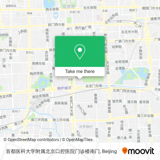 首都医科大学附属北京口腔医院门诊楼南门 map