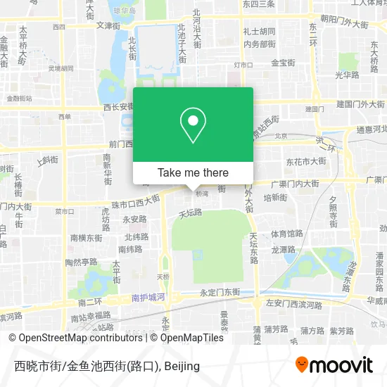 西晓市街/金鱼池西街(路口) map