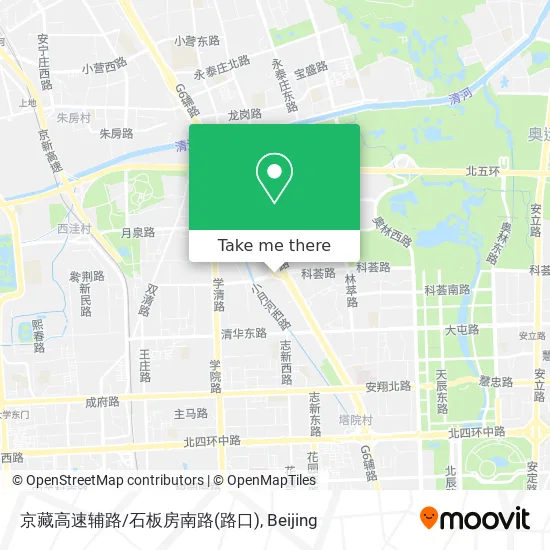 京藏高速辅路/石板房南路(路口) map