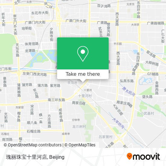 瑰丽珠宝十里河店 map