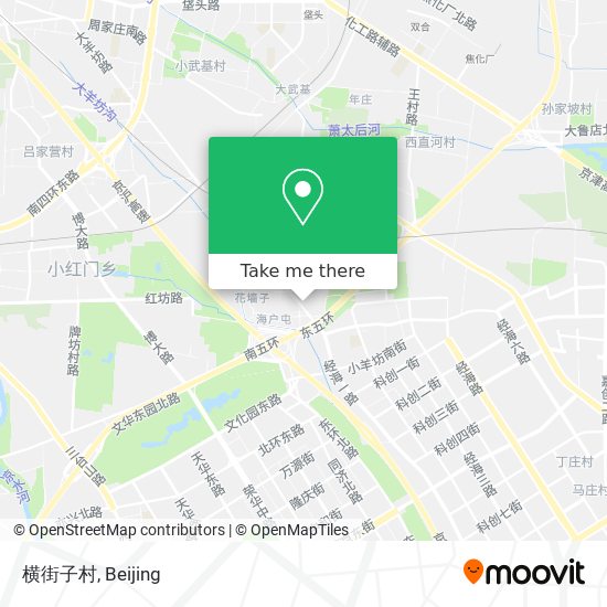 横街子村 map