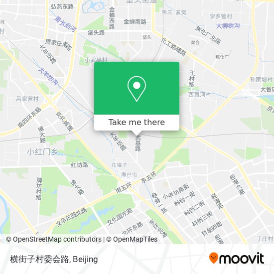 横街子村委会路 map