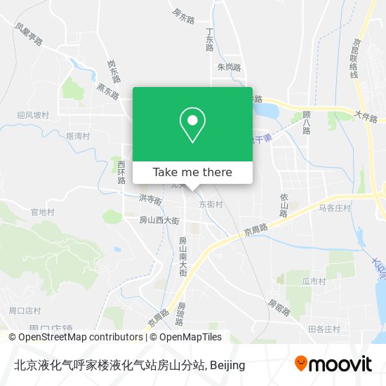 北京液化气呼家楼液化气站房山分站 map
