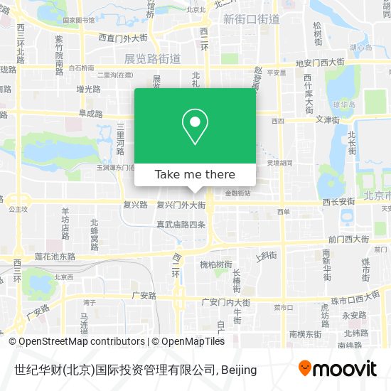 世纪华财(北京)国际投资管理有限公司 map
