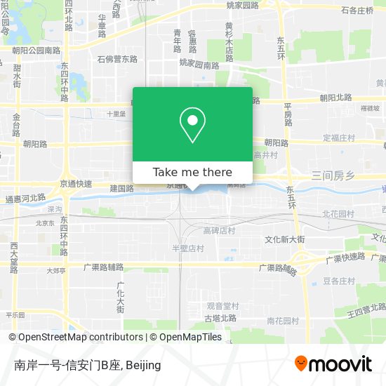 南岸一号-信安门B座 map