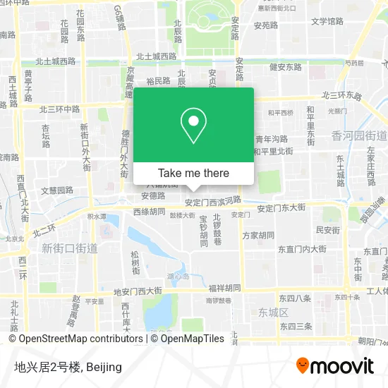 地兴居2号楼 map