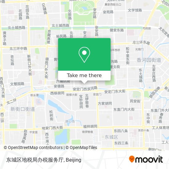 东城区地税局办税服务厅 map