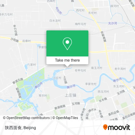 陕西面食 map