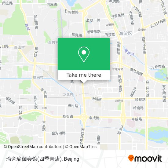 瑜舍瑜伽会馆(四季青店) map