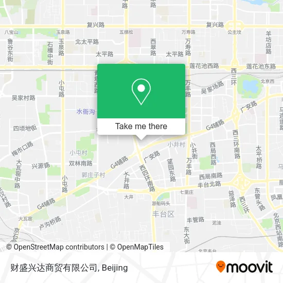 财盛兴达商贸有限公司 map