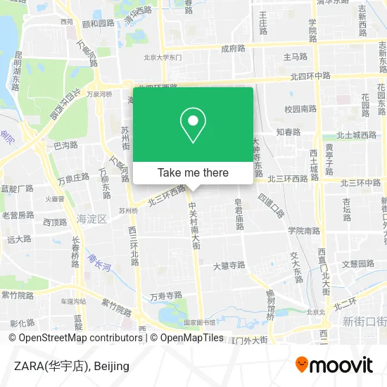 ZARA(华宇店) map