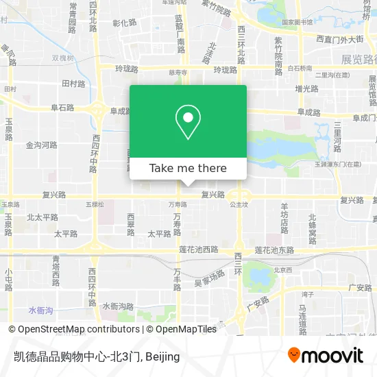 凯德晶品购物中心-北3门 map