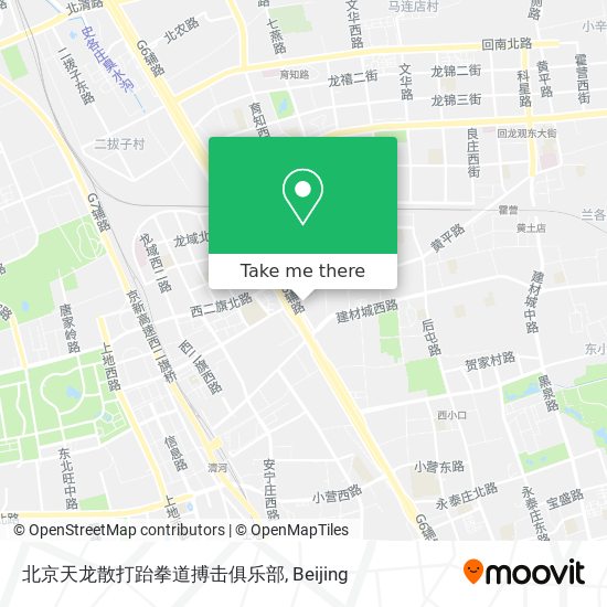北京天龙散打跆拳道搏击俱乐部 map
