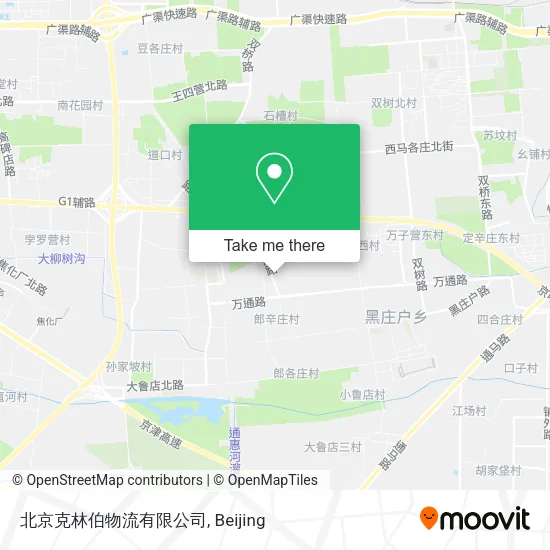 北京克林伯物流有限公司 map