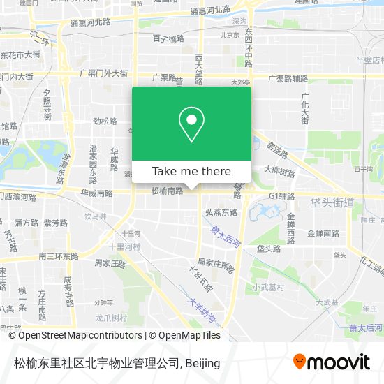 松榆东里社区北宇物业管理公司 map