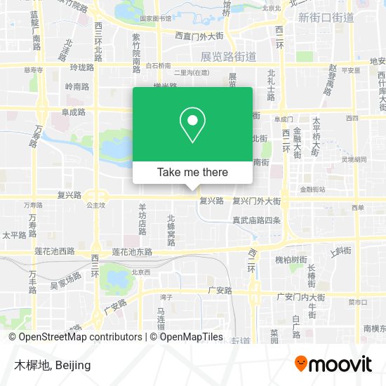 木樨地 map