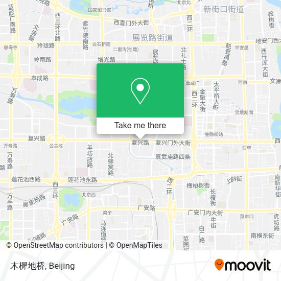 木樨地桥 map