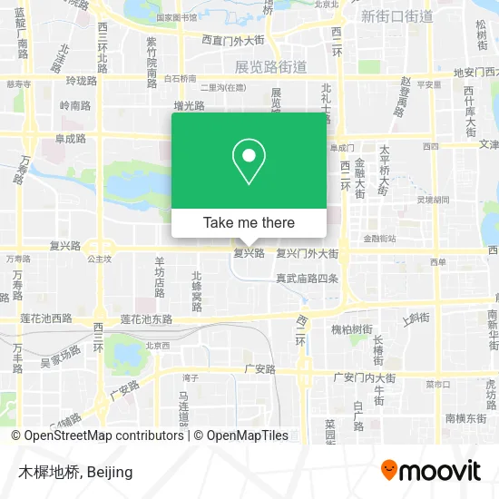 木樨地桥 map