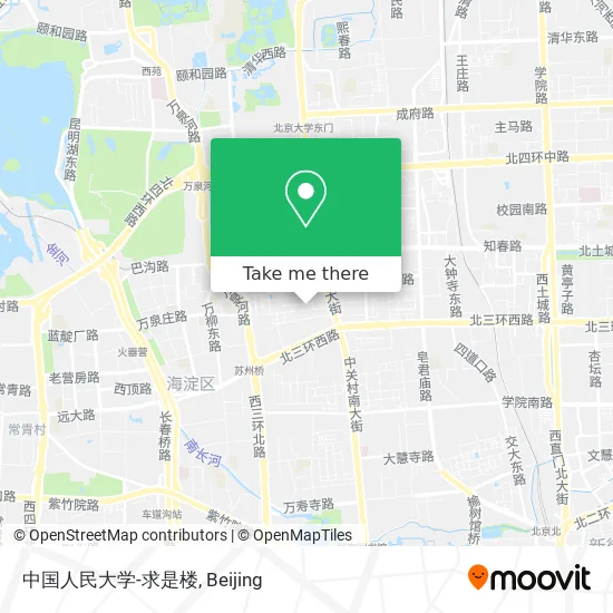 中国人民大学-求是楼 map