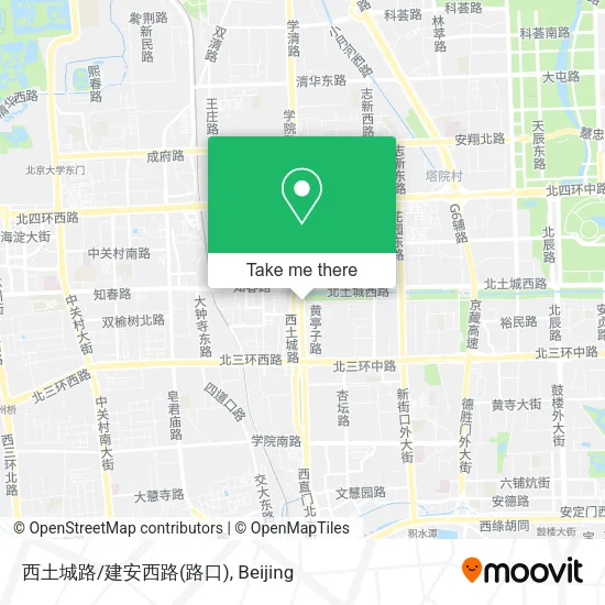 西土城路/建安西路(路口) map