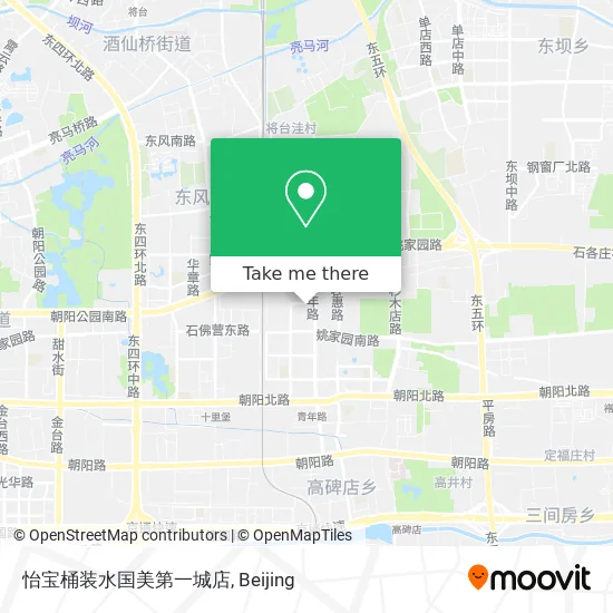 怡宝桶装水国美第一城店 map